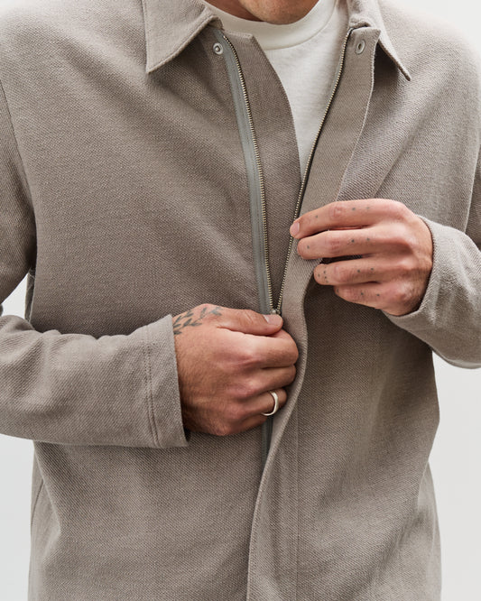 Lady White Double Knit Jacket, Anvil Grey