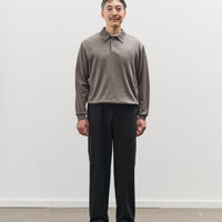 Lady White L/S Richmond Polo, Grey Olive