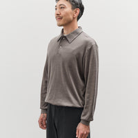 Lady White L/S Richmond Polo, Grey Olive