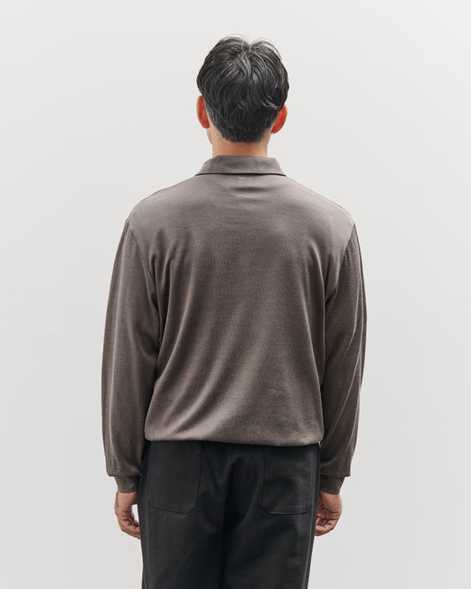 Lady White L/S Richmond Polo, Grey Olive