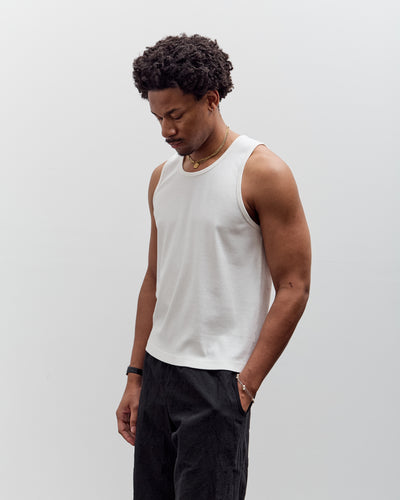 MAN-TLE LWT0 Singlet 2-Pack, White Rib