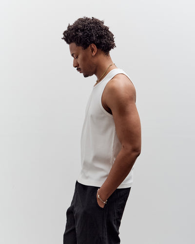 MAN-TLE LWT0 Singlet 2-Pack, White Rib