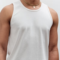 MAN-TLE LWT0 Singlet 2-Pack, White Rib