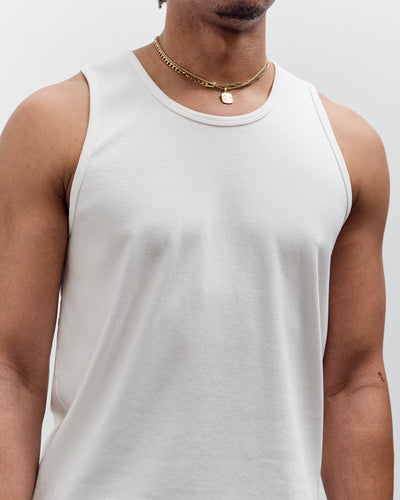 MAN-TLE LWT0 Singlet 2-Pack, White Rib
