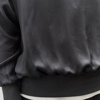Lady White Nylon Pullover, Black