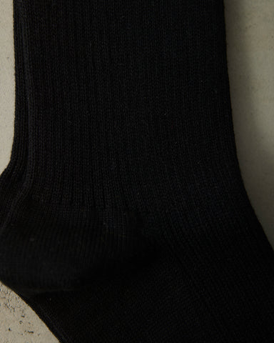 Lady White Super Athletic Socks, Black