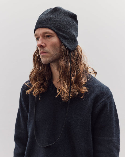 Earflap Cap, Charcoal