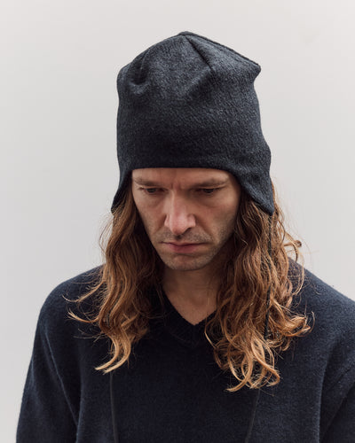 Earflap Cap, Charcoal