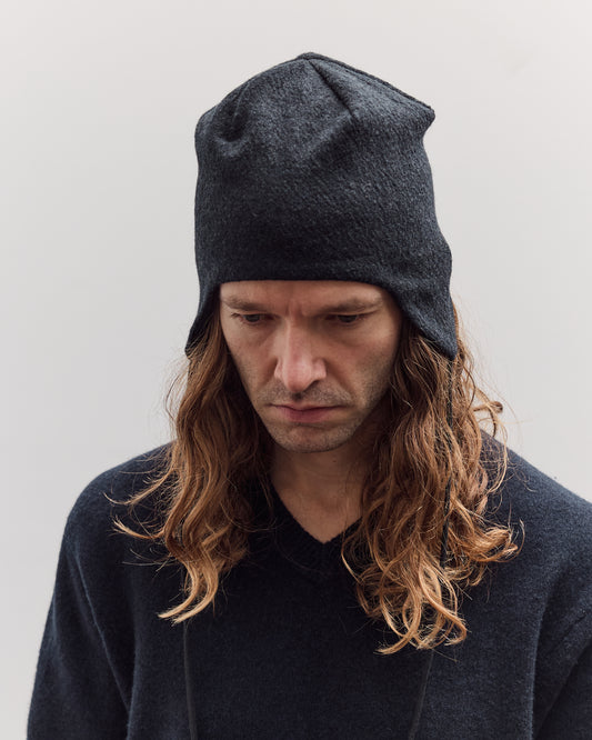Earflap Cap, Charcoal