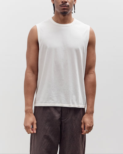 Lady White Co. Sleeveless T-Shirt, White