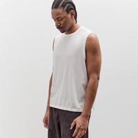 Lady White Co. Sleeveless T-Shirt, White