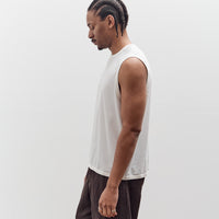 Lady White Co. Sleeveless T-Shirt, White