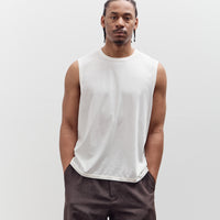 Lady White Co. Sleeveless T-Shirt, White