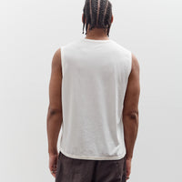 Lady White Co. Sleeveless T-Shirt, White