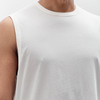 Lady White Co. Sleeveless T-Shirt, White