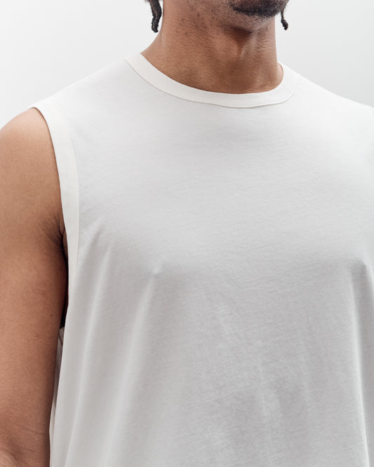 Lady White Co. Sleeveless T-Shirt, White
