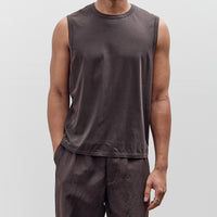 Lady White Co. Sleeveless T-Shirt, Tire Black