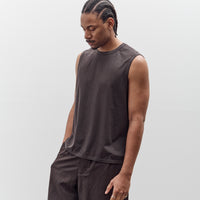 Lady White Co. Sleeveless T-Shirt, Tire Black