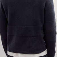 Wool V Neck Sweater, Deep Navy