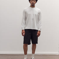 Canvas Band Shorts, Black