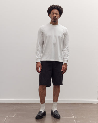 Canvas Band Shorts, Black