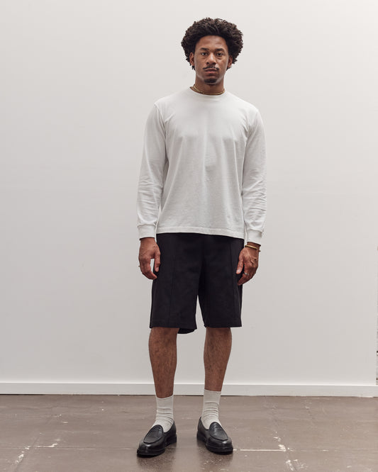 Canvas Band Shorts, Black