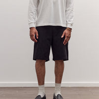 Canvas Band Shorts, Black