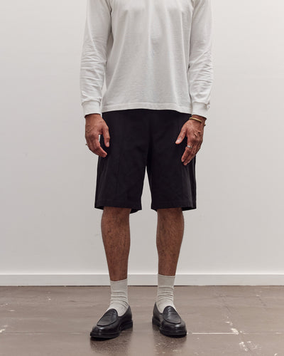 Canvas Band Shorts, Black
