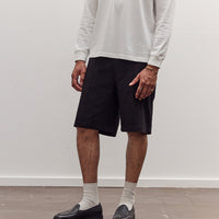 Canvas Band Shorts, Black