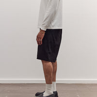 Canvas Band Shorts, Black