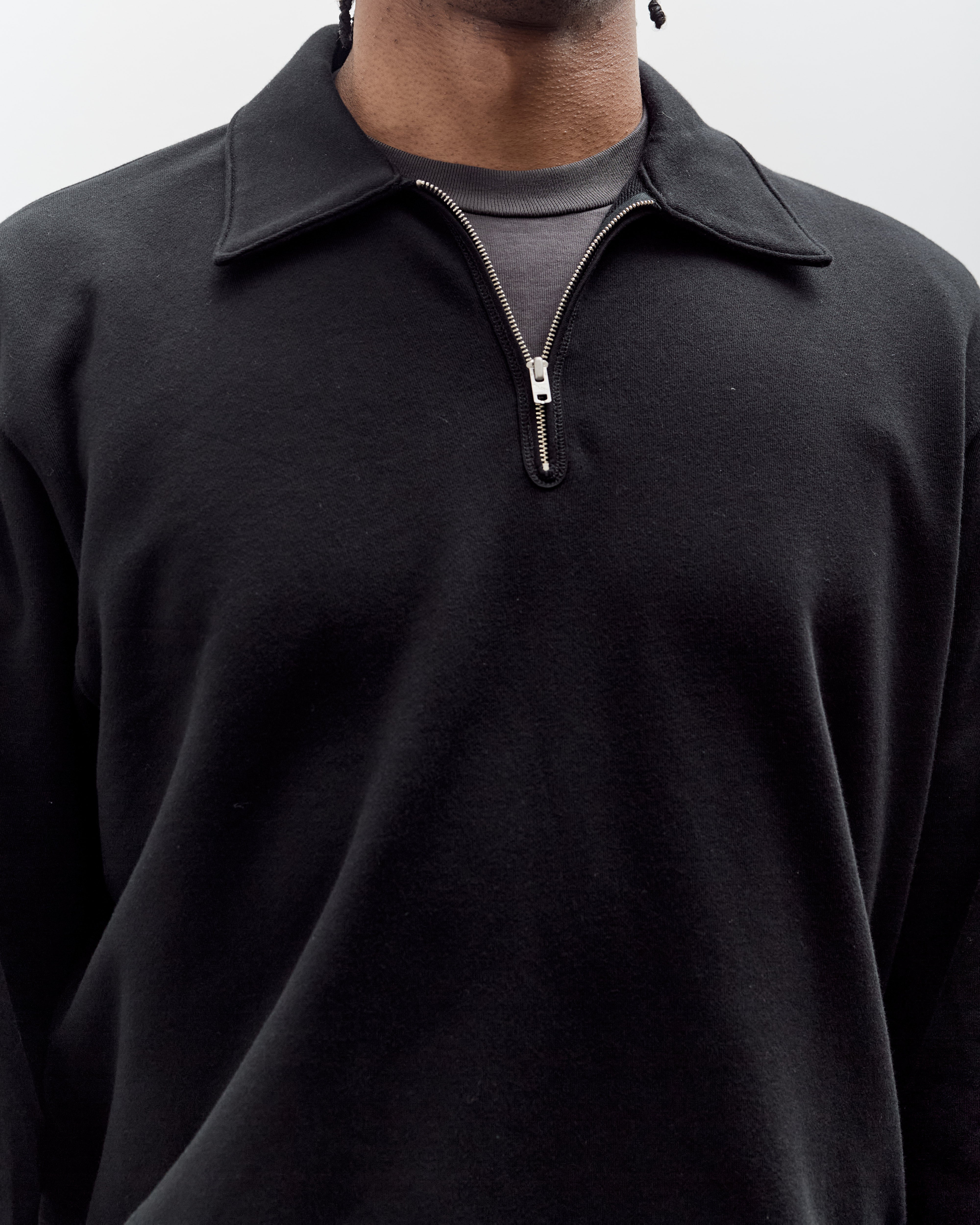 Lady White Co. Topper 1/4 Zip, Black – Glasswing