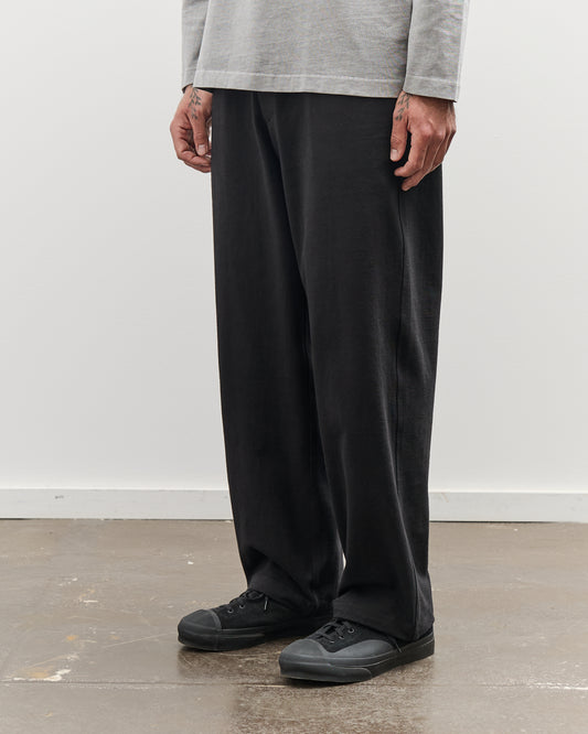 Lady White Belted Jersey Trouser, Black