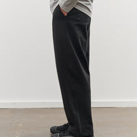 Lady White Belted Jersey Trouser, Black