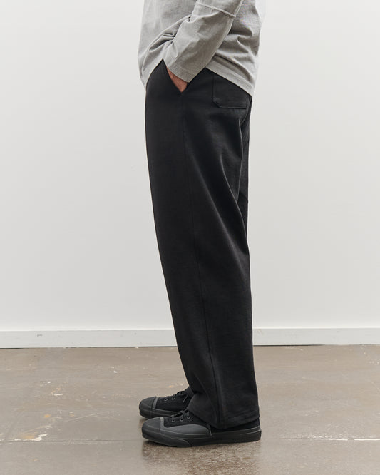 Lady White Belted Jersey Trouser, Black