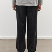 Lady White Belted Jersey Trouser, Black