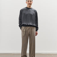 Lady White Belted Jersey Trouser, Anvil Grey