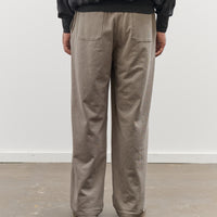 Lady White Belted Jersey Trouser, Anvil Grey