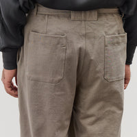 Lady White Belted Jersey Trouser, Anvil Grey