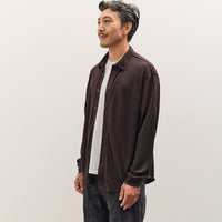 Lady White Wool Button Up, Woodberry