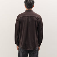 Lady White Wool Button Up, Woodberry