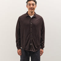 Lady White Wool Button Up, Woodberry