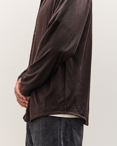 Lady White Wool Button Up, Woodberry
