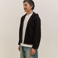 Lady White Co. Wool Zip Hoodie, Black