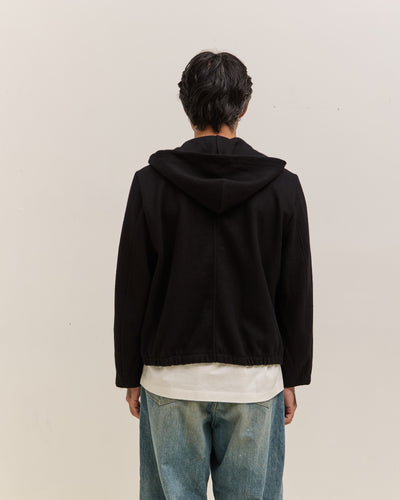 Lady White Co. Wool Zip Hoodie, Black