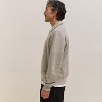 Lady White Co. Quarter Zip Sweatshirt, Grey Melange