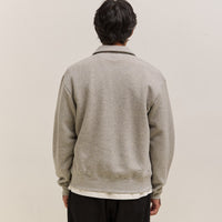 Lady White Co. Quarter Zip Sweatshirt, Grey Melange