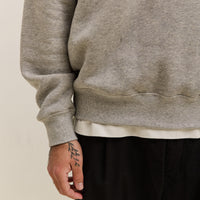 Lady White Co. Quarter Zip Sweatshirt, Grey Melange