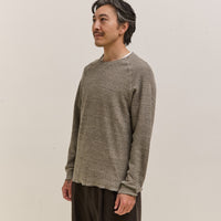 Lady White Co. Raglan Thermal, Grey Melange