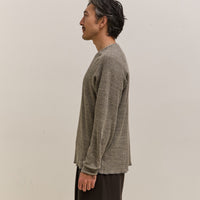 Lady White Co. Raglan Thermal, Grey Melange