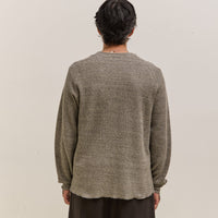 Lady White Co. Raglan Thermal, Grey Melange